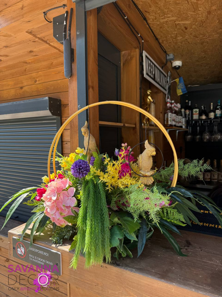 Декоративна композиція в колі